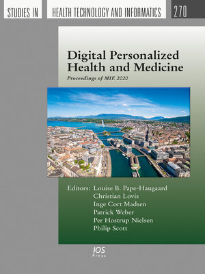 cover image of Digital Personalized Health and Medicine